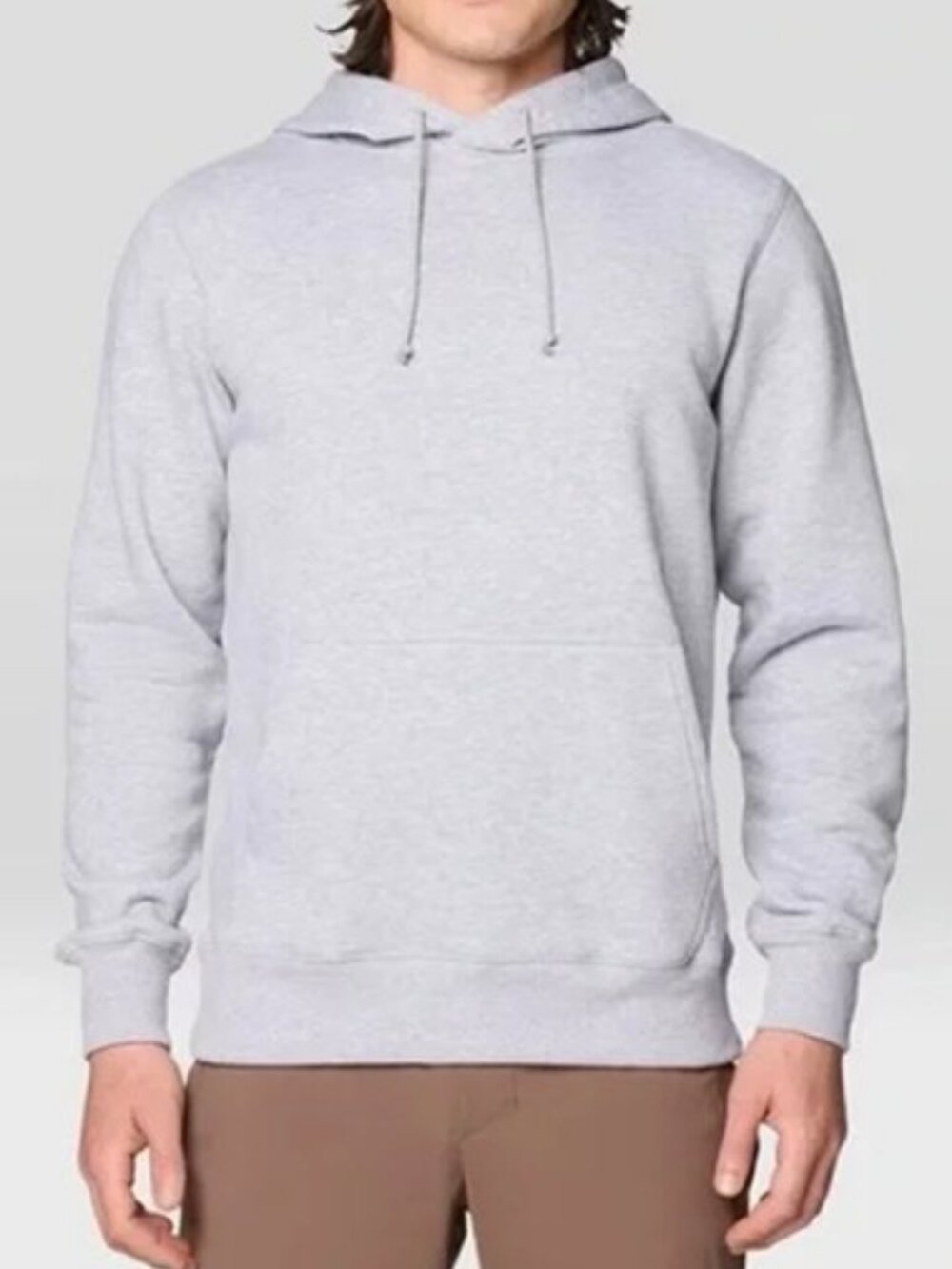 Mountain Hardwear center logo hoodie grey men's size M